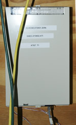 Photo of a T1 demarc.